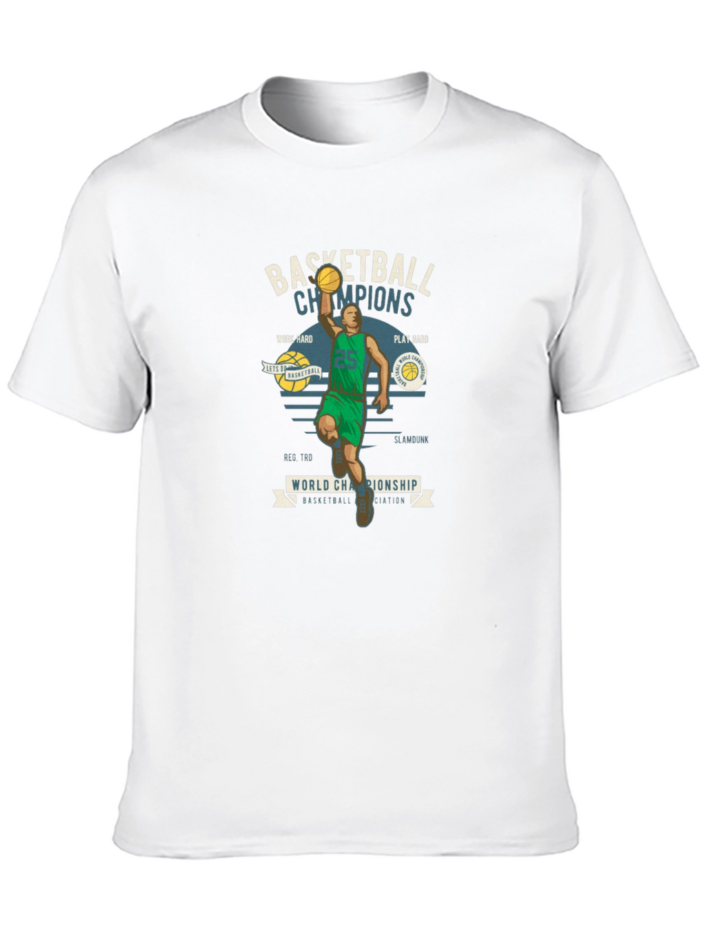 Basketball Champions Graphic T-Shirt