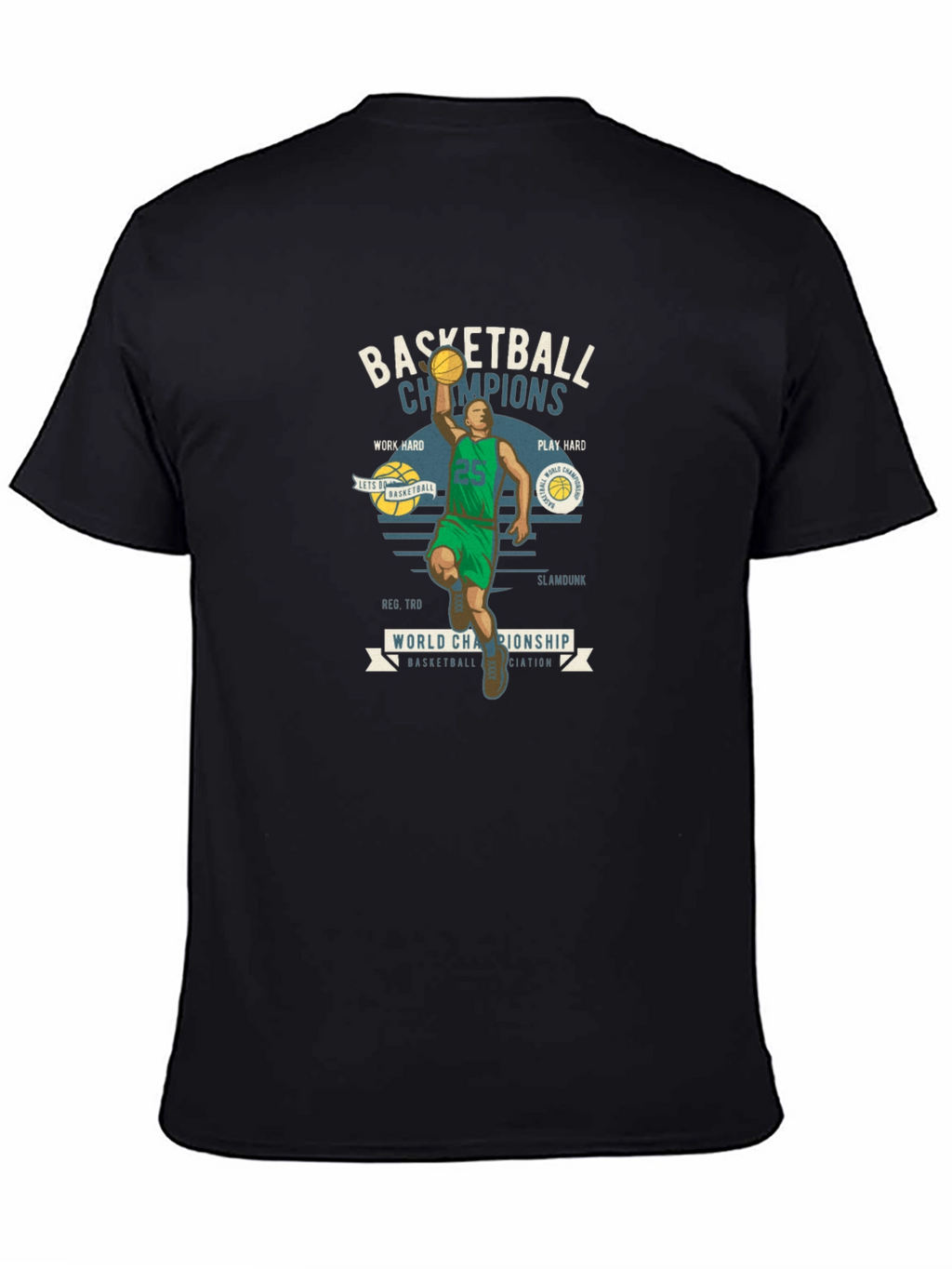 Basketball Champions Graphic T-Shirt