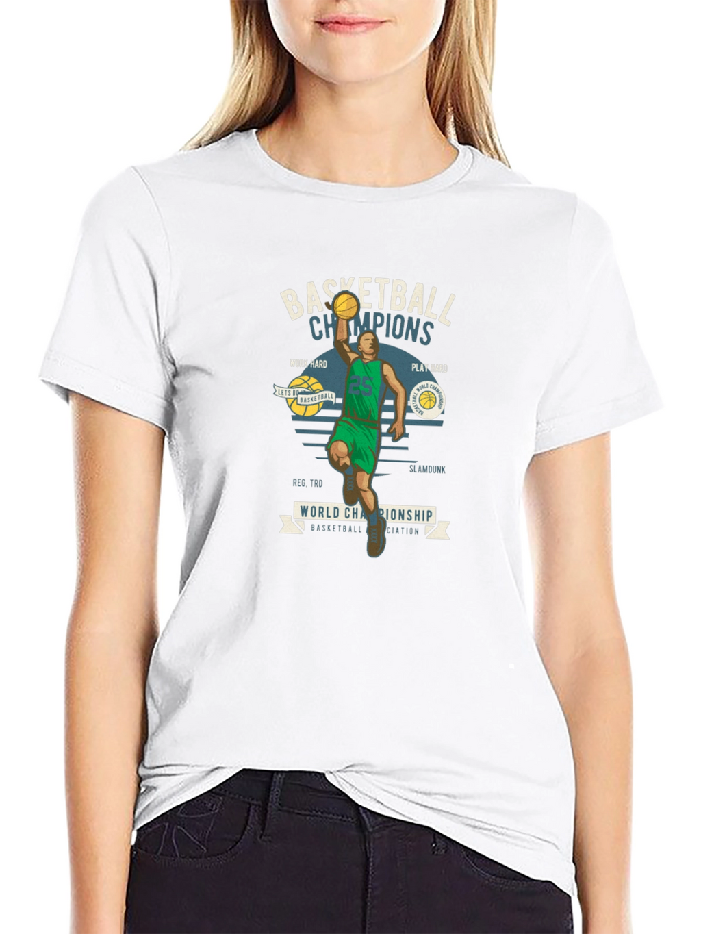 Basketball Champions Graphic T-Shirt