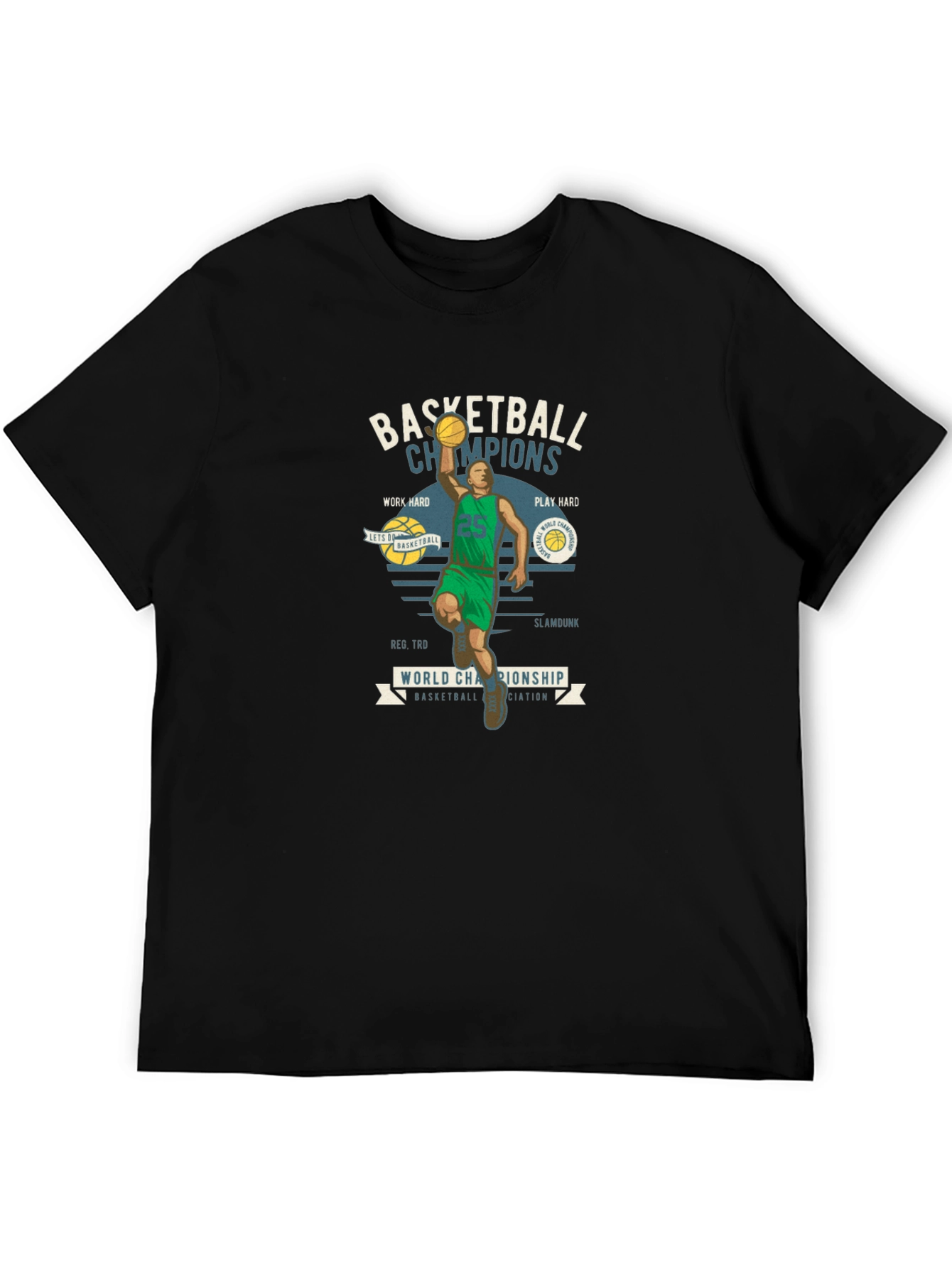 Basketball Champions Graphic T-Shirt