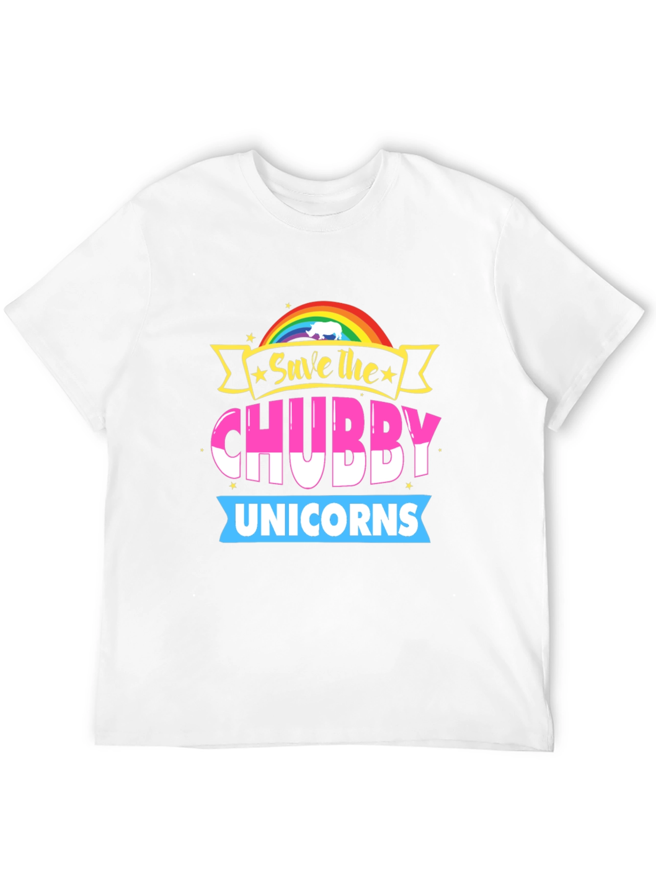Save the Chubby Unicorns Graphic Tee