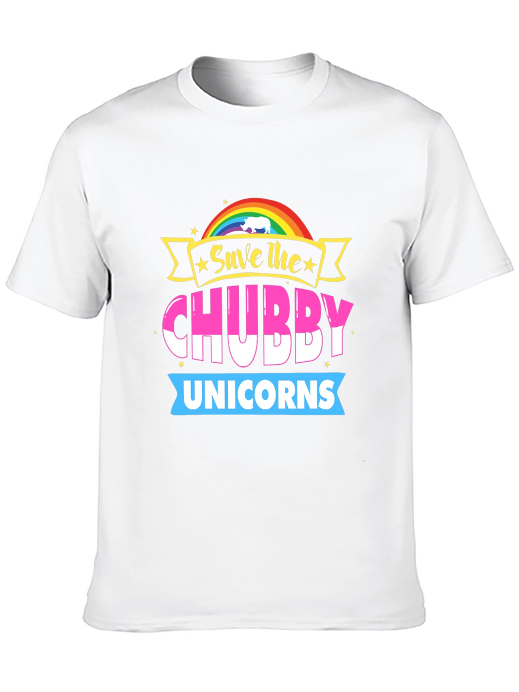 Save the Chubby Unicorns Graphic Tee