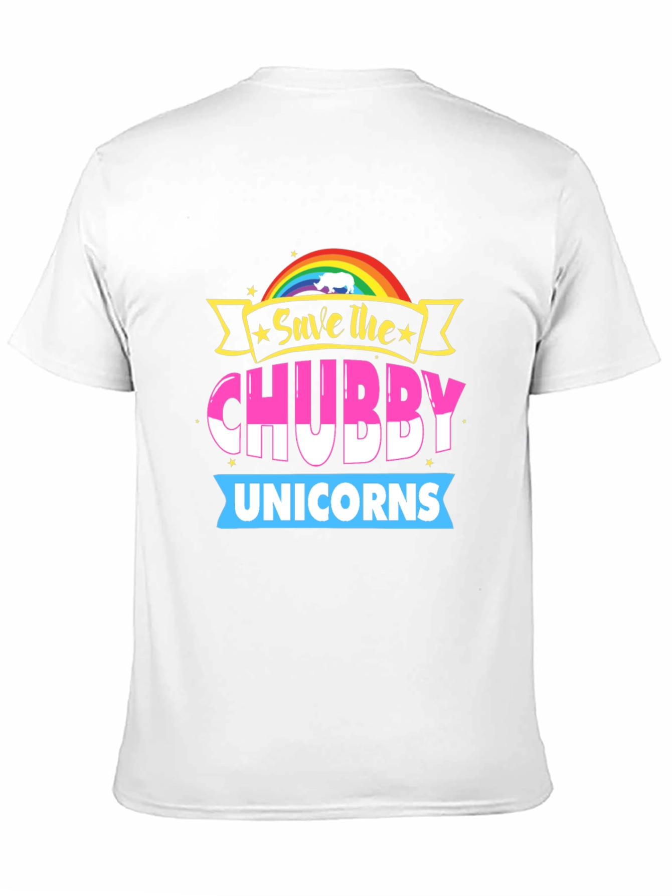 Save the Chubby Unicorns Graphic Tee