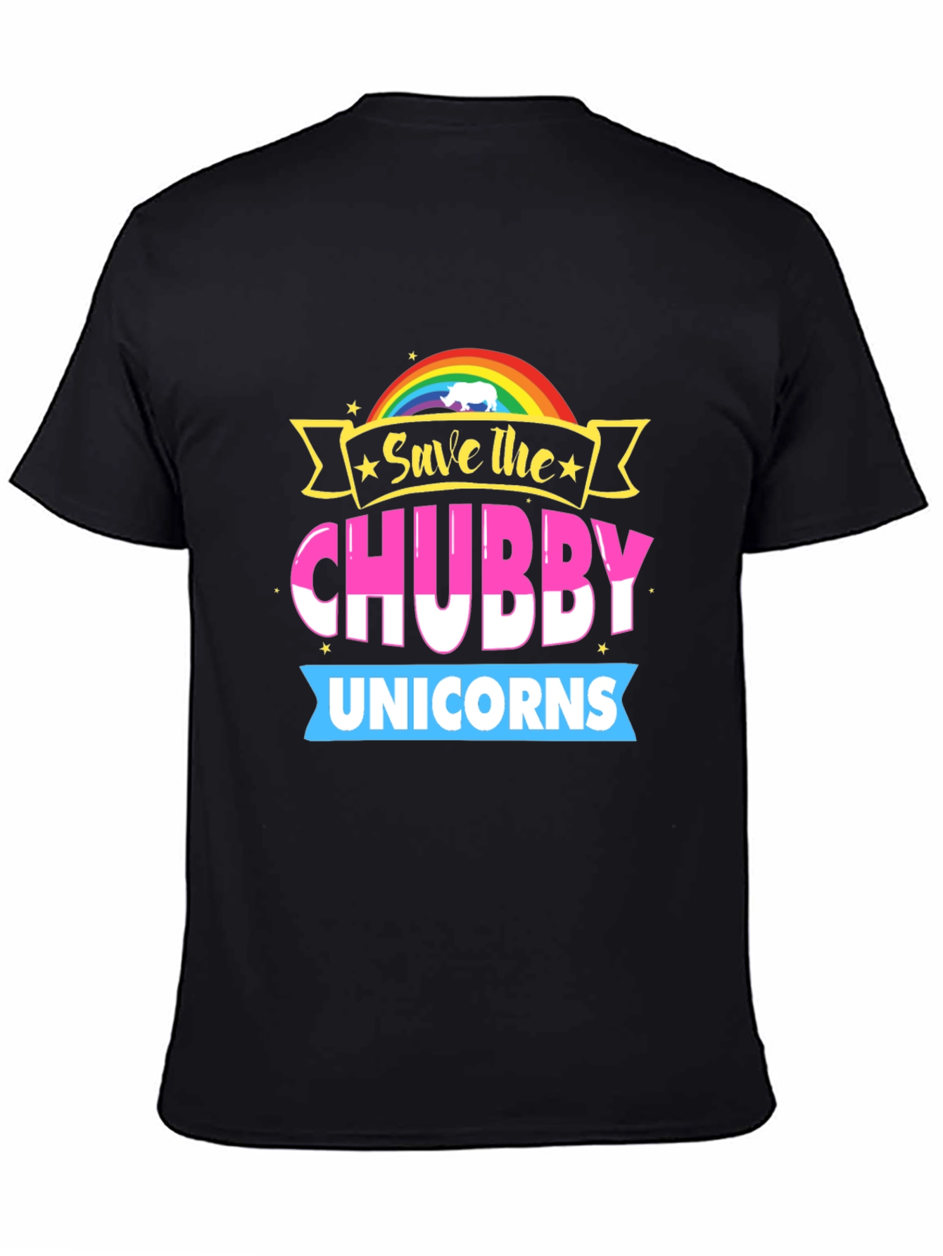 Save the Chubby Unicorns Graphic Tee