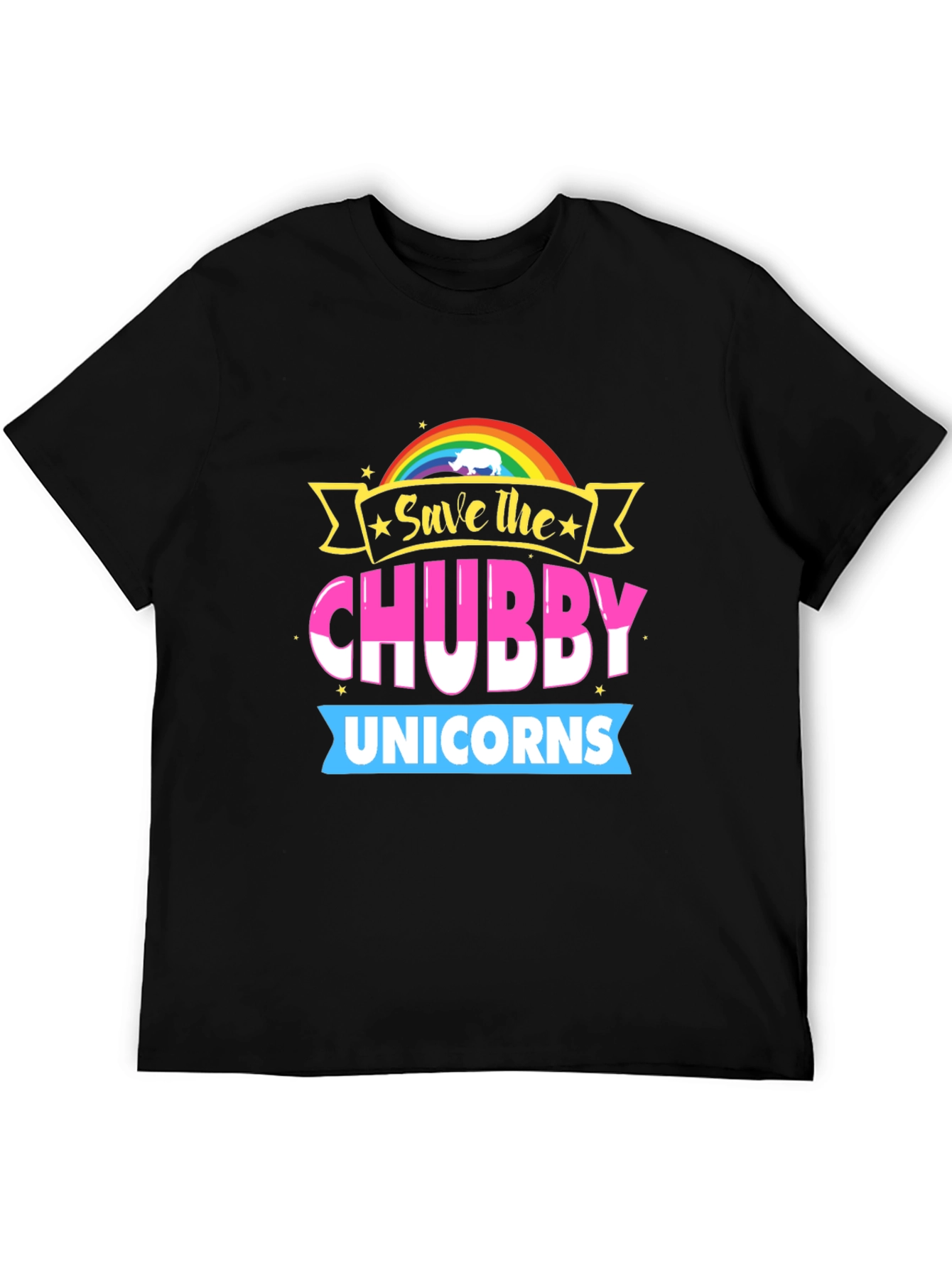 Save the Chubby Unicorns Graphic Tee