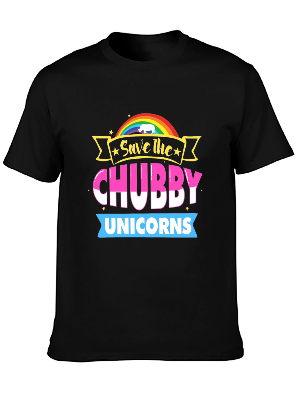 Save the Chubby Unicorns Graphic Tee