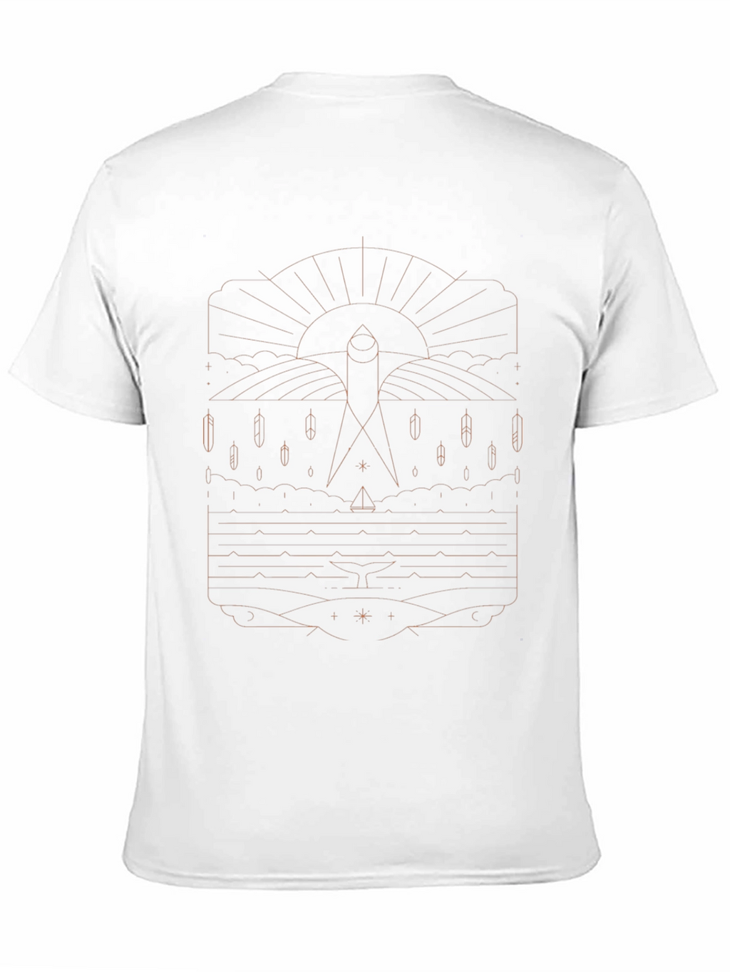Whale Tail T-Shirt - Black Graphic Tee