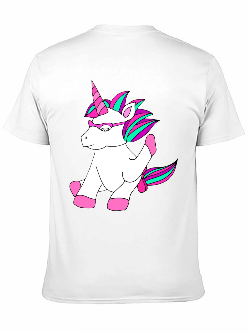 Unicorn T-Shirt - Black Cotton Blend