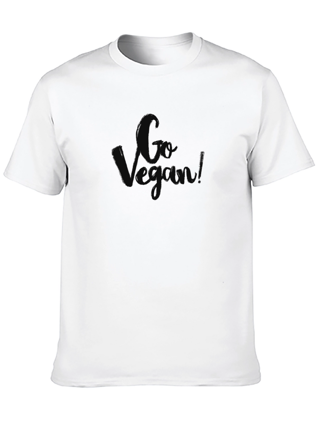 Go Vegan Black T-Shirt - Stylish & Comfortable