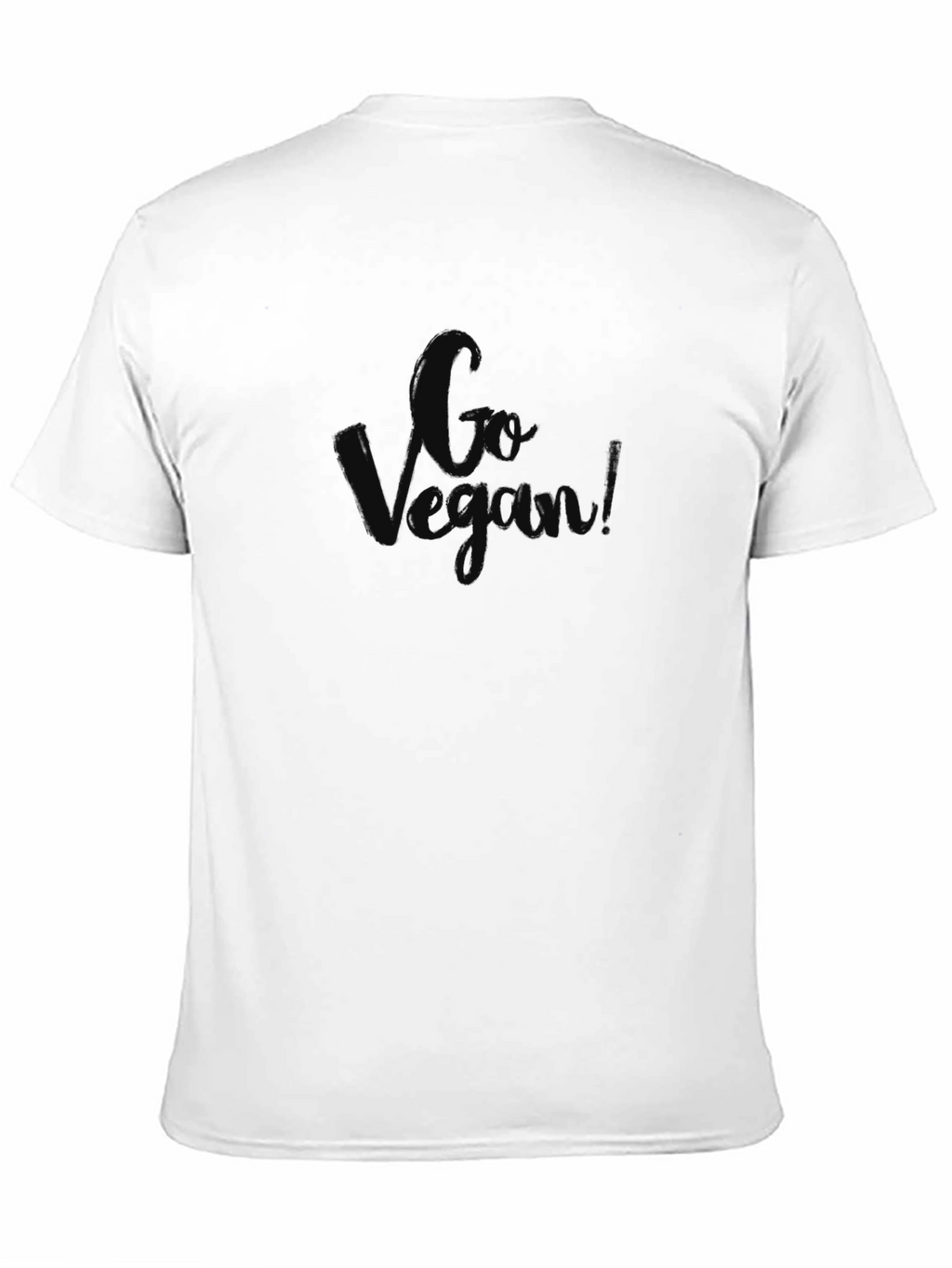 Go Vegan Black T-Shirt - Stylish & Comfortable