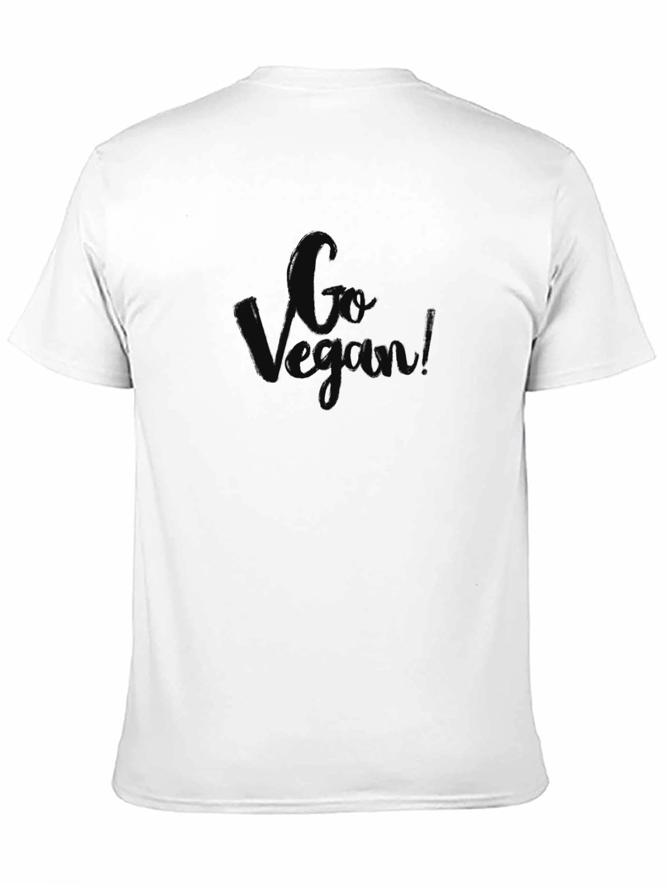 Go Vegan Black T-Shirt - Stylish & Comfortable