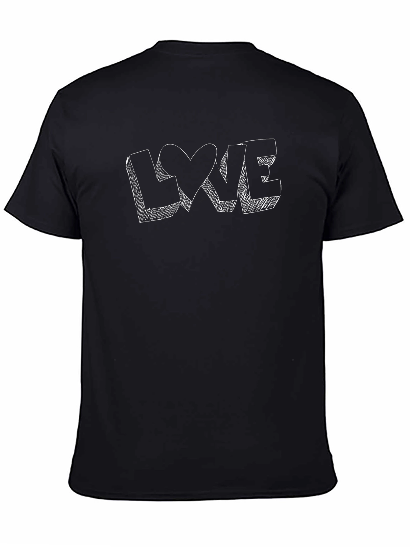Love Graphic Black T-Shirt