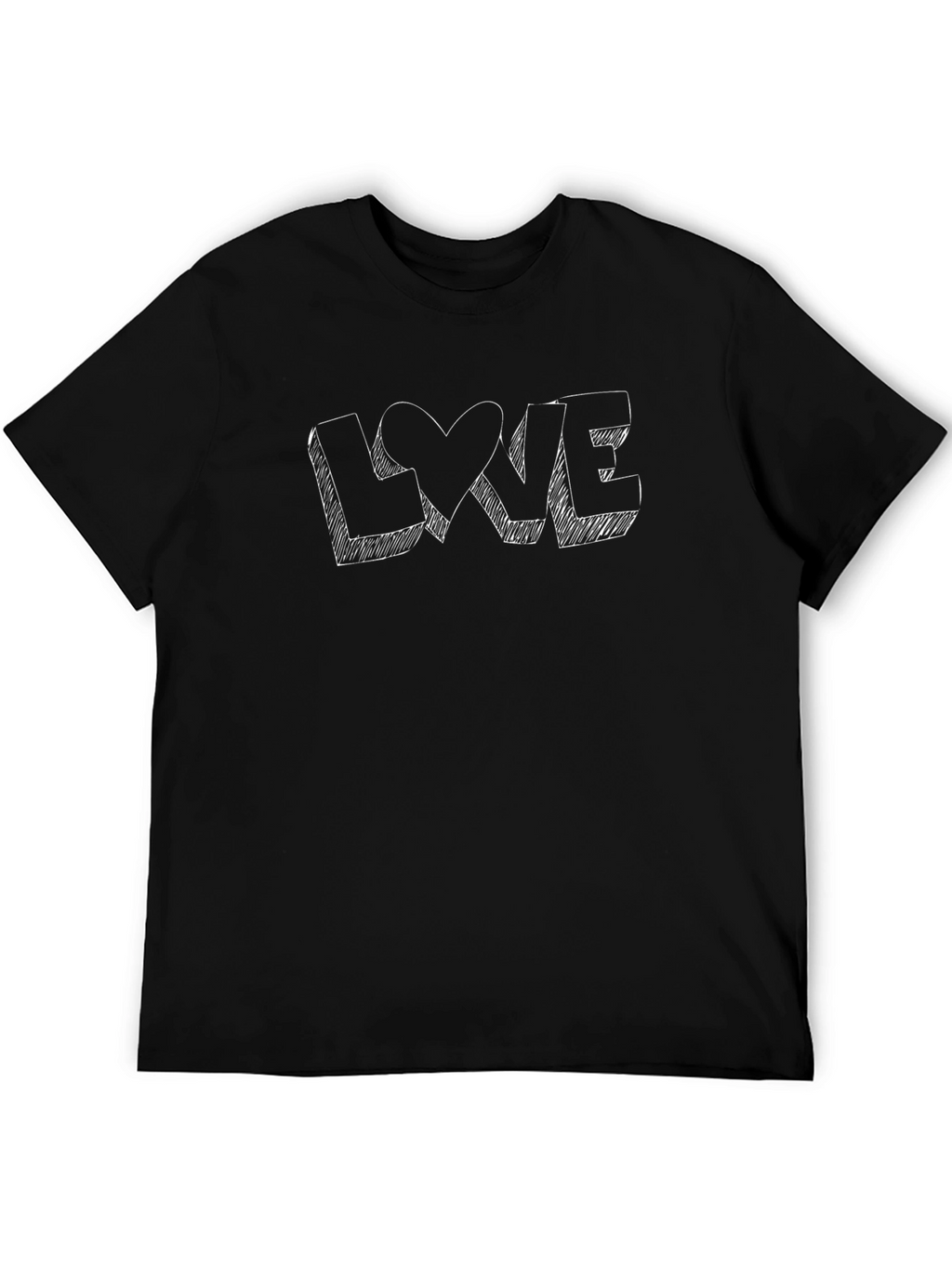 Love Graphic Black T-Shirt