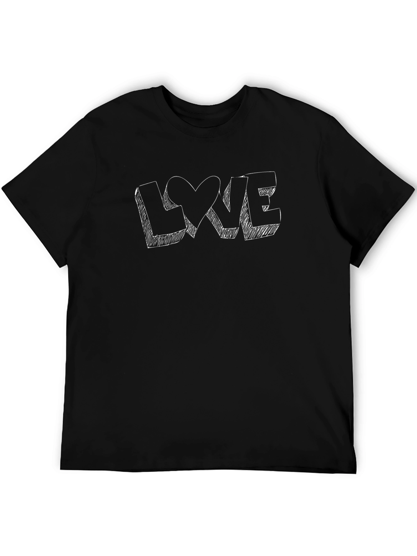 Love Graphic Black T-Shirt