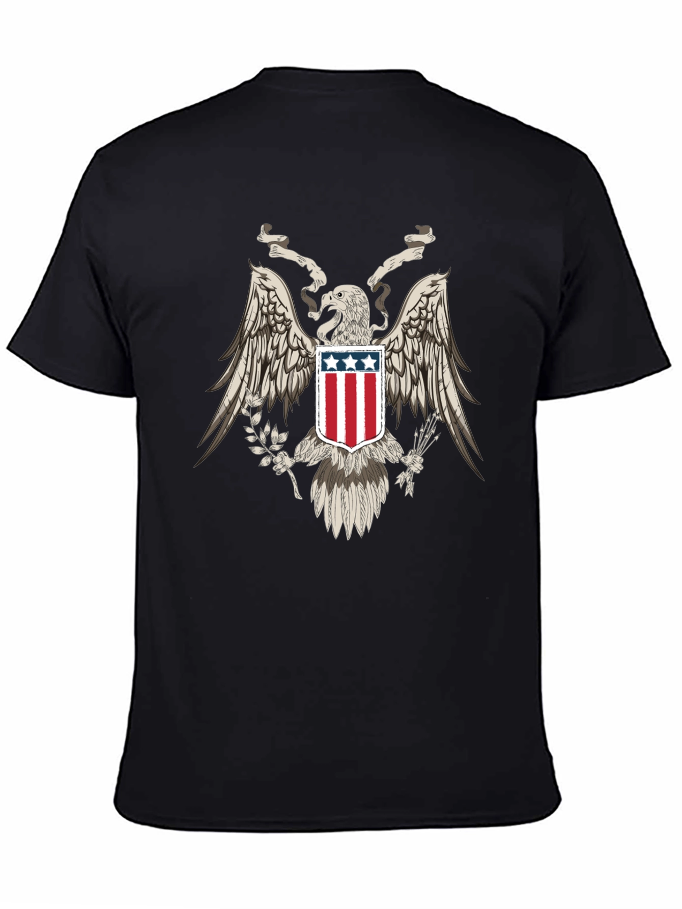 American Eagle Graphic T-Shirt Patriotic Design