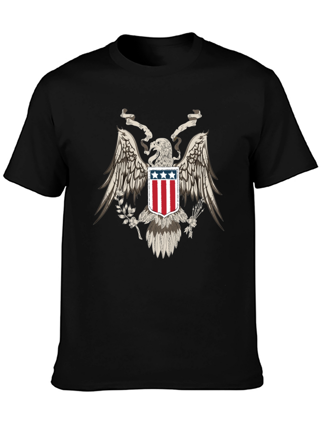 American Eagle Graphic T-Shirt Patriotic Design