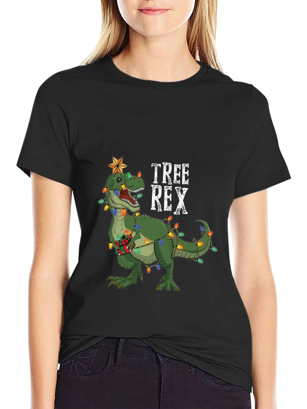 Tree Rex Christmas T-Shirt Dinosaur Holiday Tee