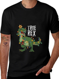 Tree Rex Christmas T-Shirt Dinosaur Holiday Tee