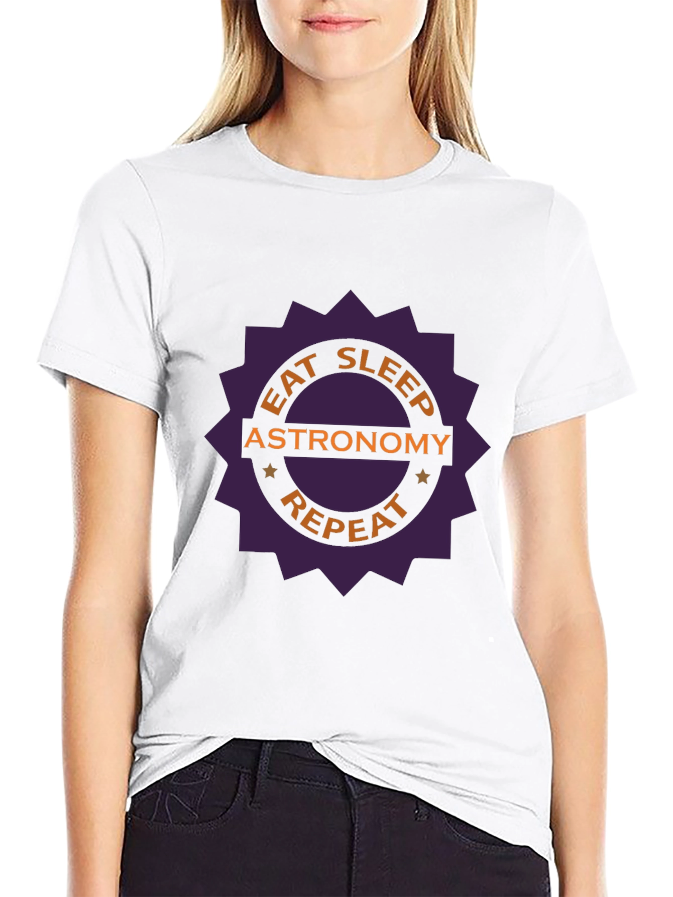 Eat Sleep Astronomy Repeat Graphic Tee