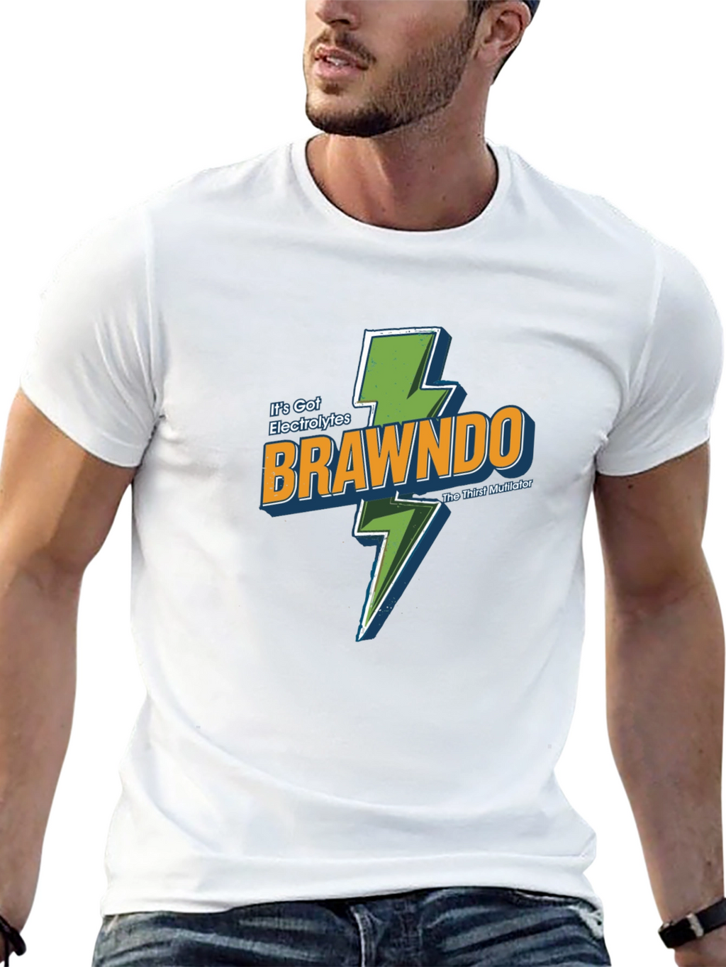 Brawndo Electrolytes T-Shirt - The Thirst Mutilator!
