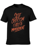 Self Criticism Graphic Tee - Improve Yourself!