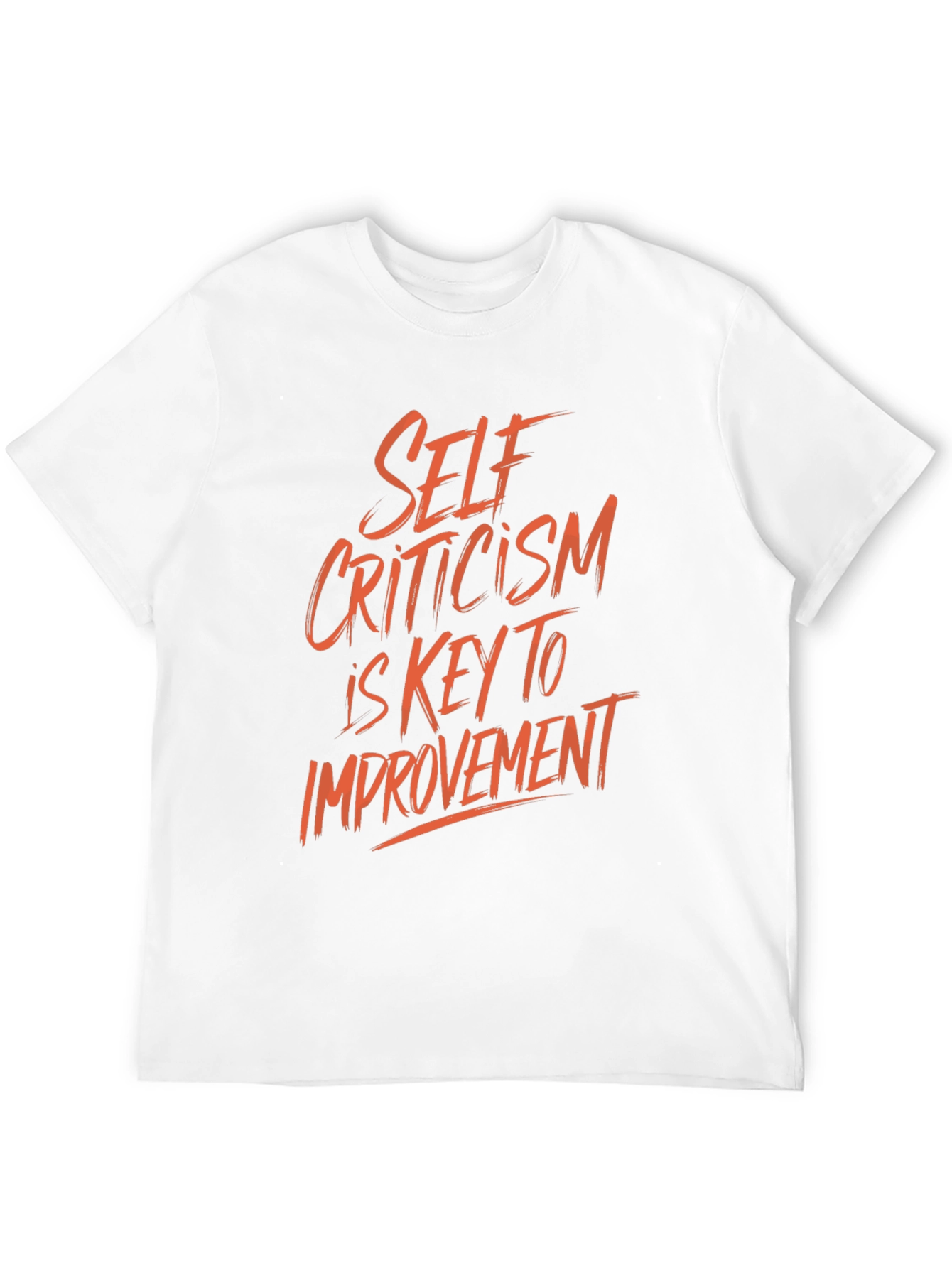 Self Criticism Graphic Tee - Improve Yourself!