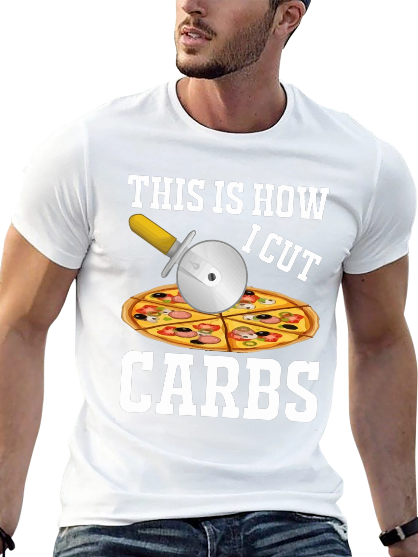 This is How I Cut Carbs Pizza Cutter T-Shirt