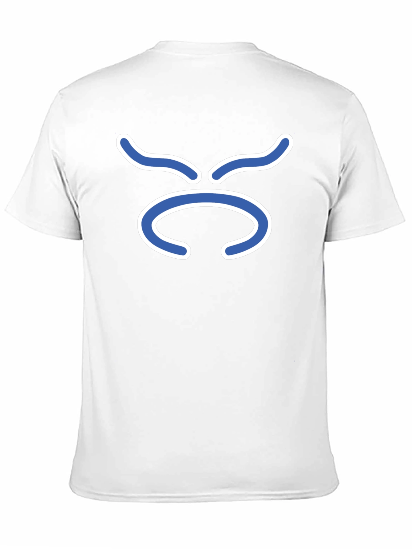 Black T-Shirt with Taurus Zodiac Symbol