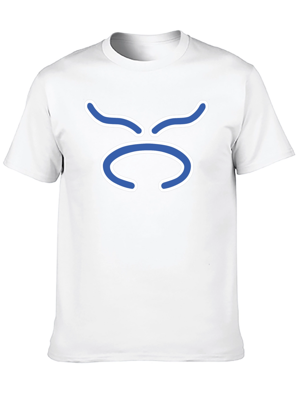 Black T-Shirt with Taurus Zodiac Symbol