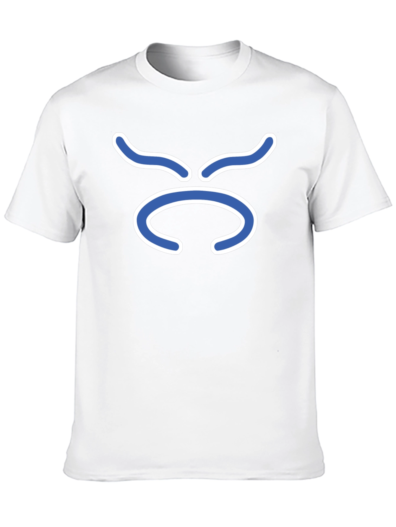 Black T-Shirt with Taurus Zodiac Symbol