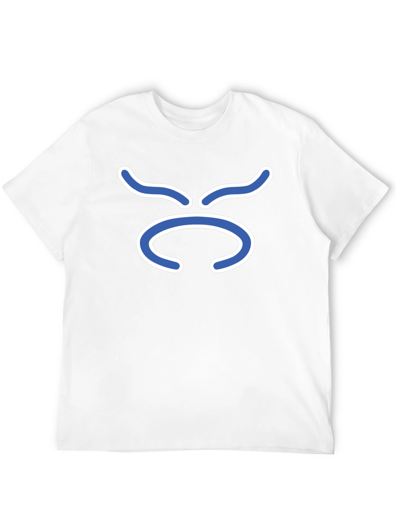 Black T-Shirt with Taurus Zodiac Symbol