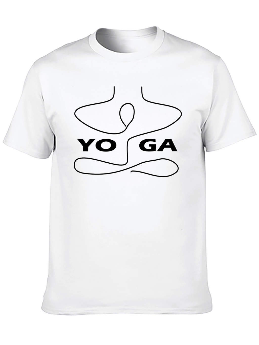 Yoga Pose T-Shirt - Minimalist Design