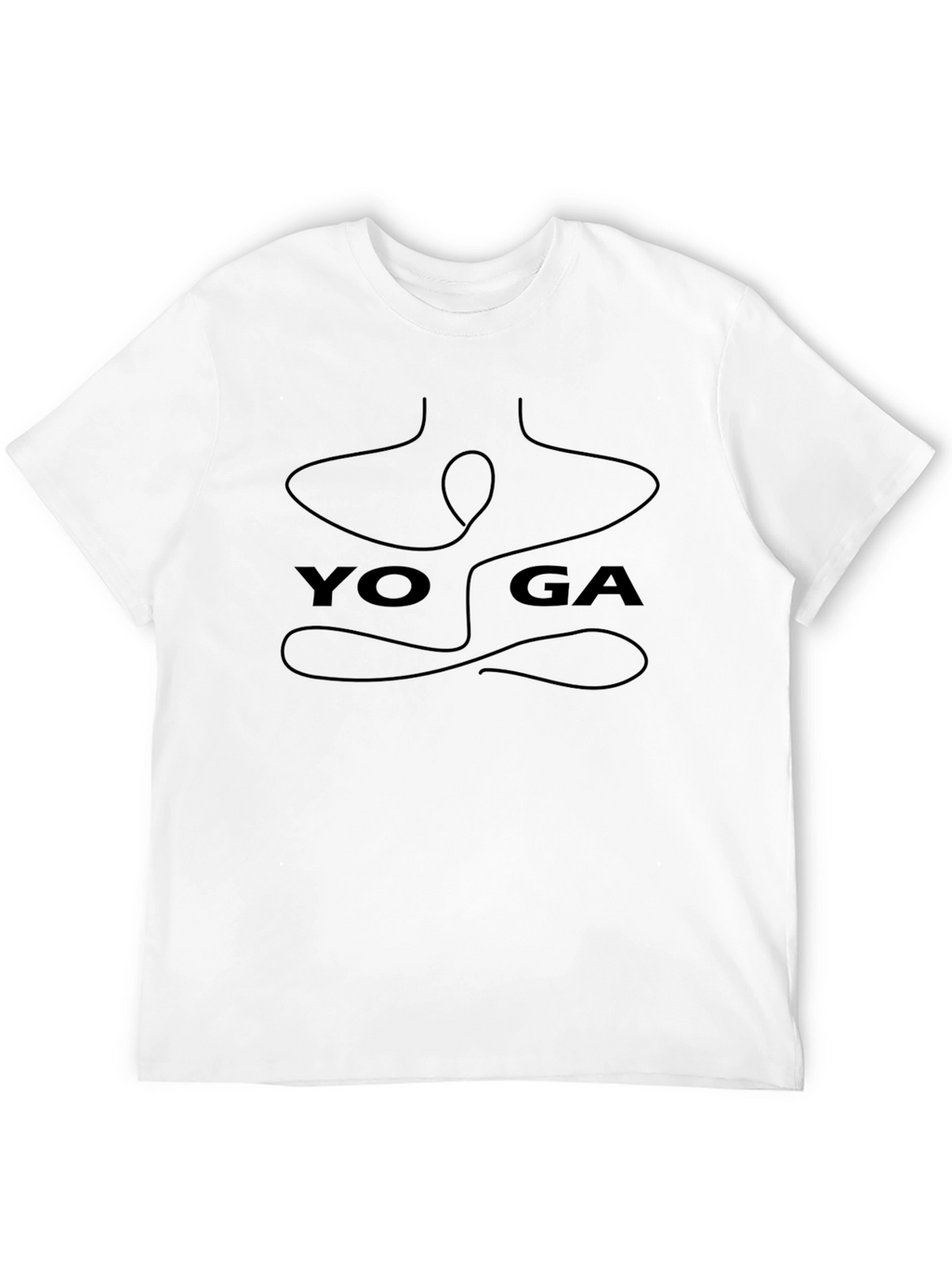 Yoga Pose T-Shirt - Minimalist Design
