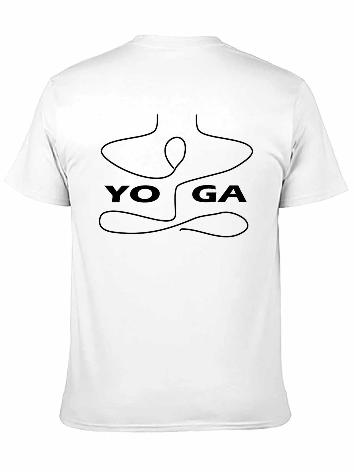 Yoga Pose T-Shirt - Minimalist Design