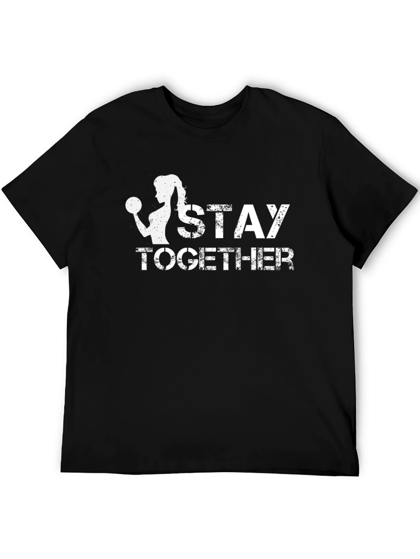 Stay Together Fitness T-Shirt - Black