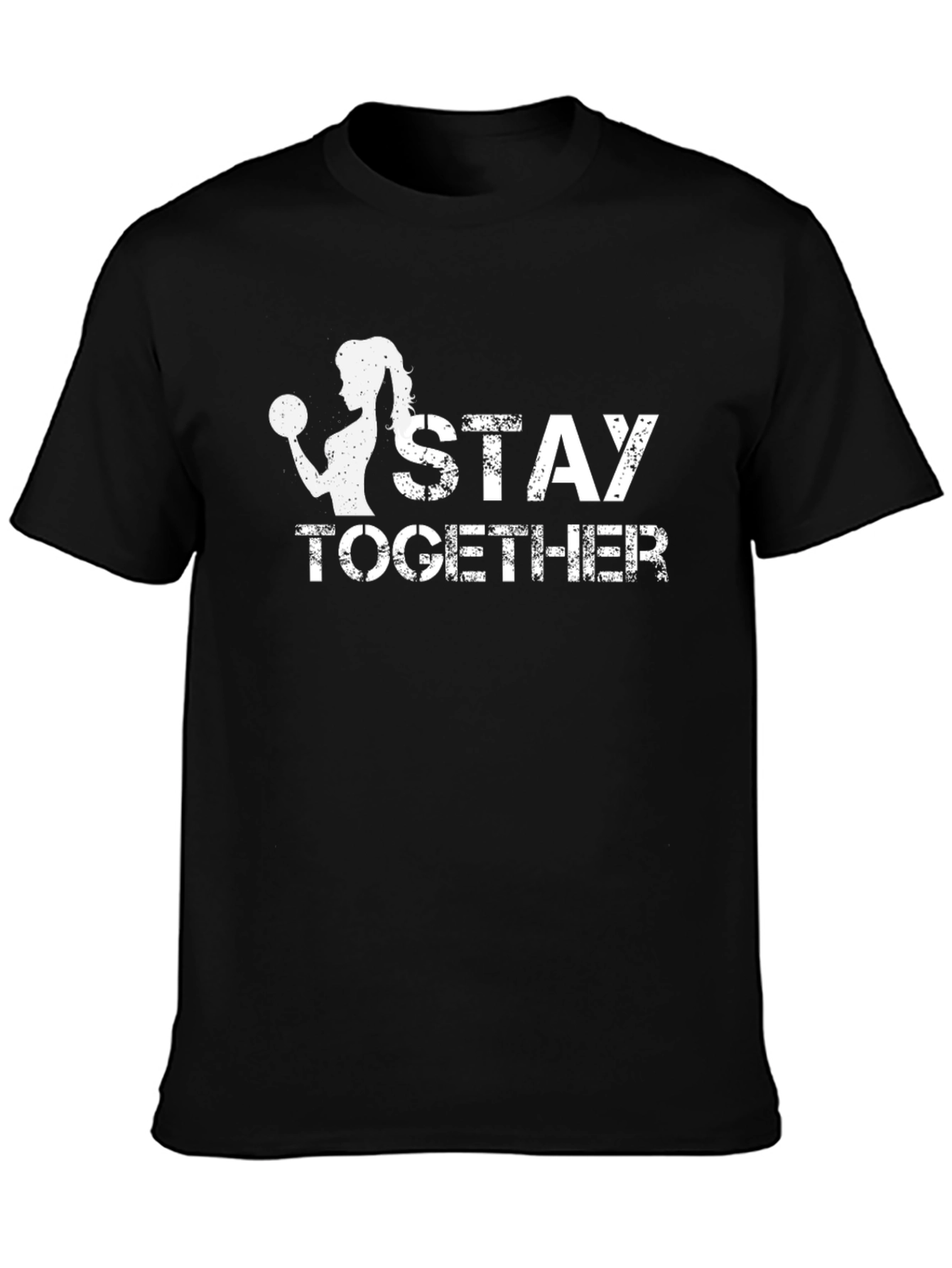 Stay Together Fitness T-Shirt - Black