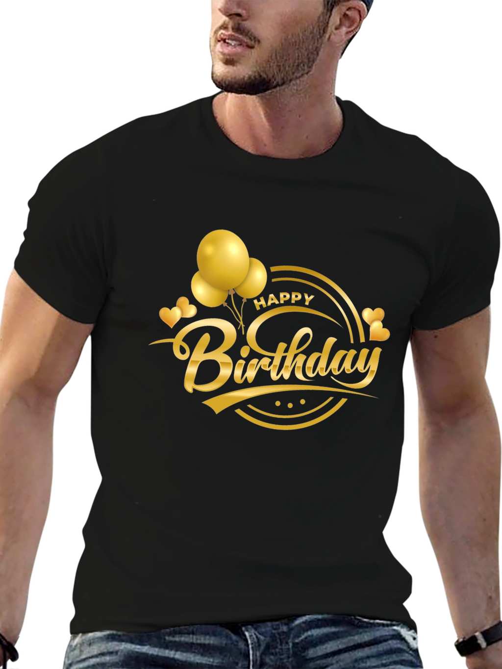 Birthday Celebration Black T-Shirt