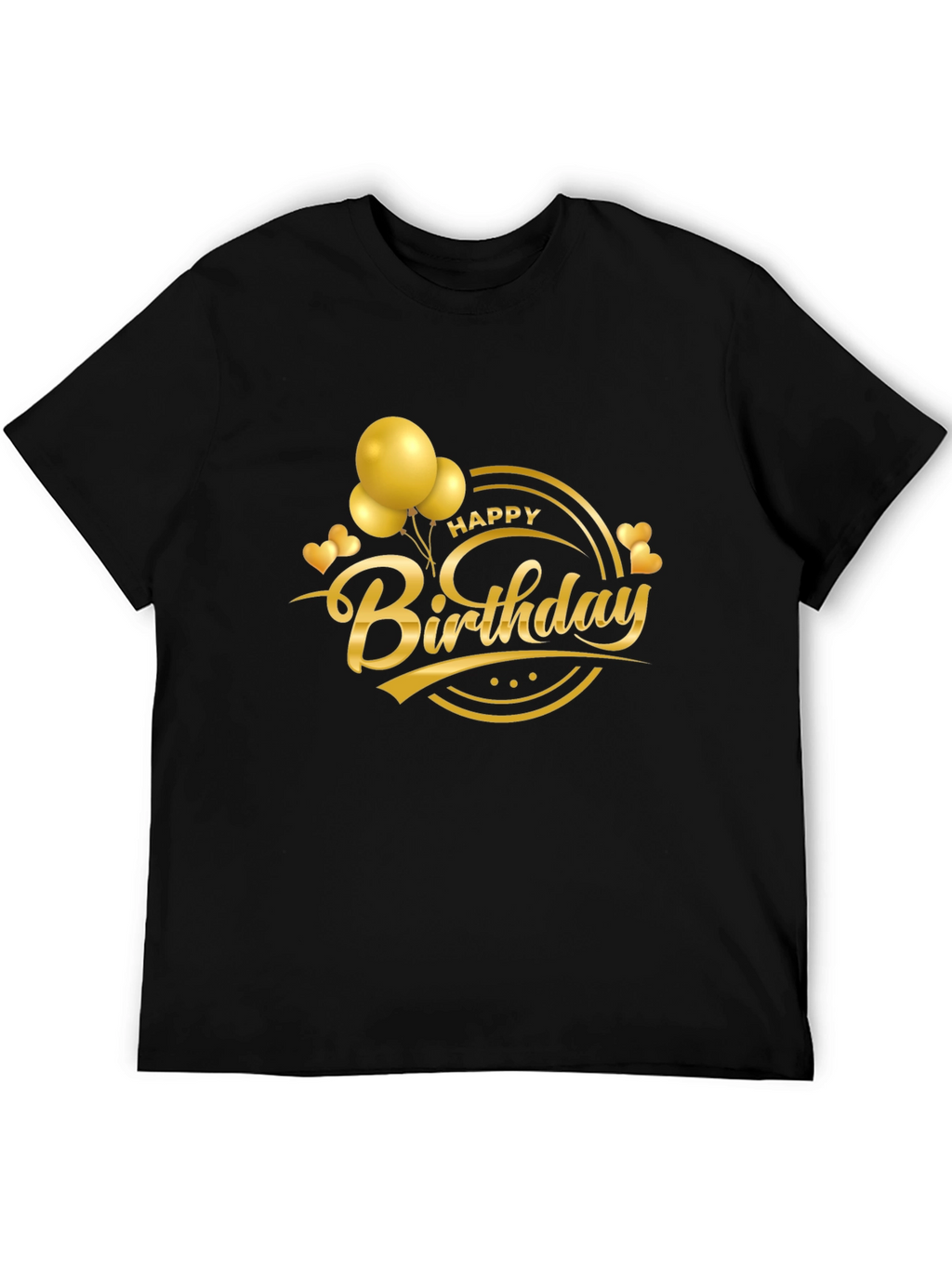 Birthday Celebration Black T-Shirt
