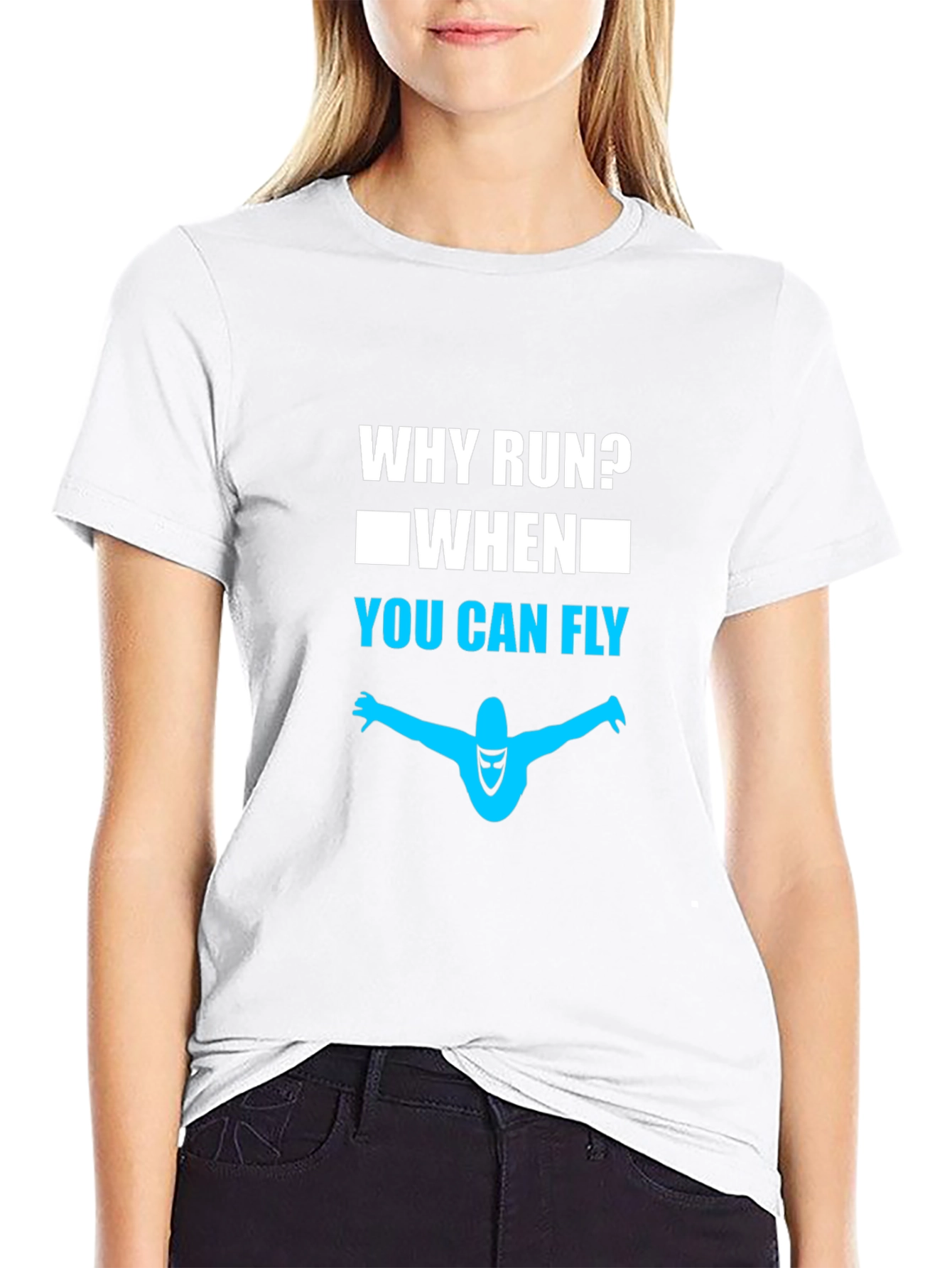 Why Run? Fly T-Shirt - Premium Cotton Tee