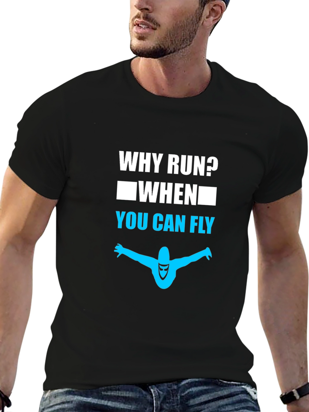 Why Run? Fly T-Shirt - Premium Cotton Tee