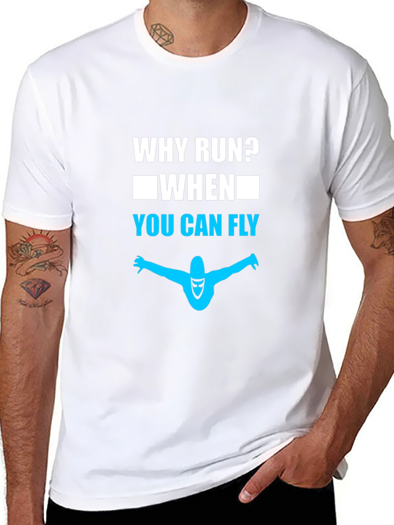 Why Run? Fly T-Shirt - Premium Cotton Tee