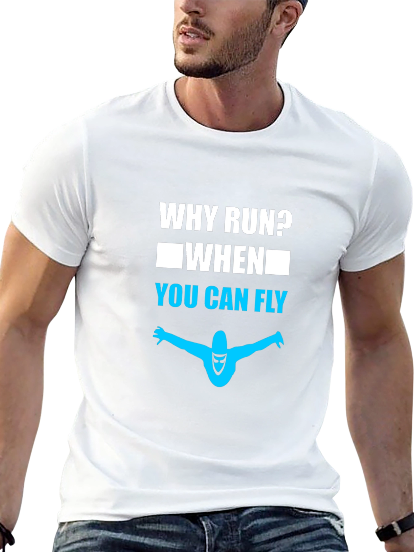Why Run? Fly T-Shirt - Premium Cotton Tee