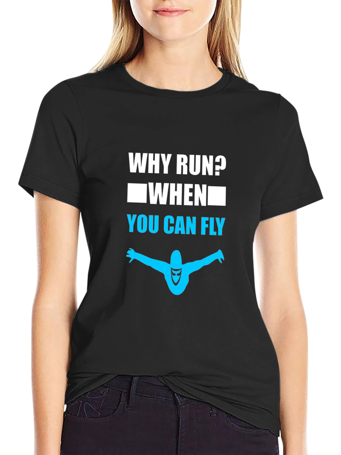 Why Run? Fly T-Shirt - Premium Cotton Tee