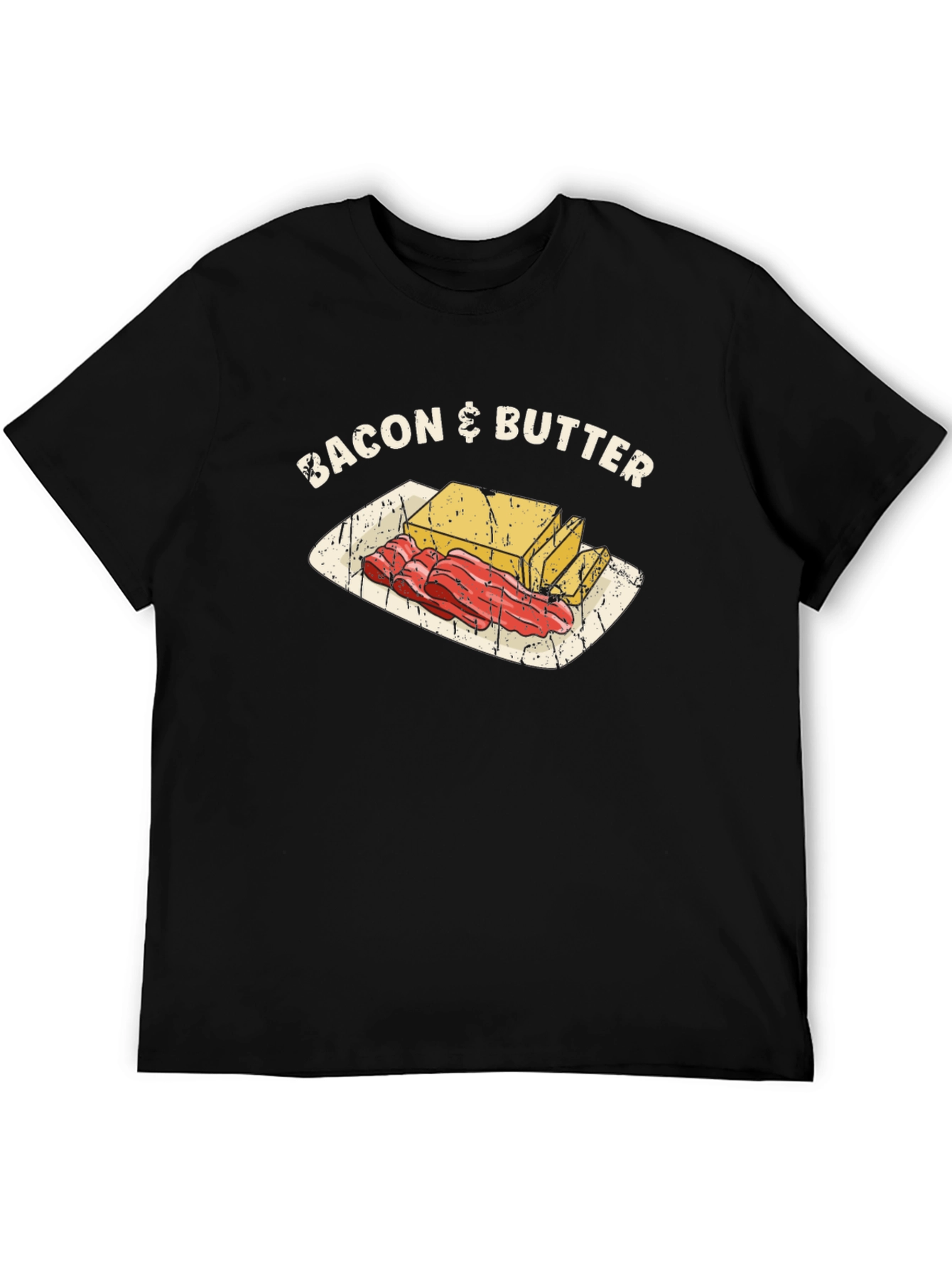 Bacon & Butter Graphic Tee - Food Lovers T-Shirt