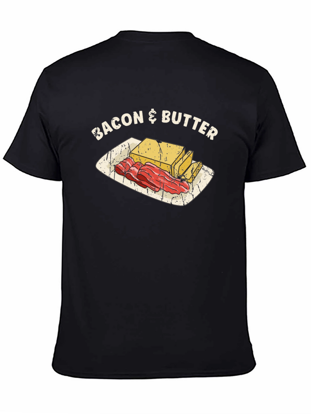 Bacon & Butter Graphic Tee - Food Lovers T-Shirt