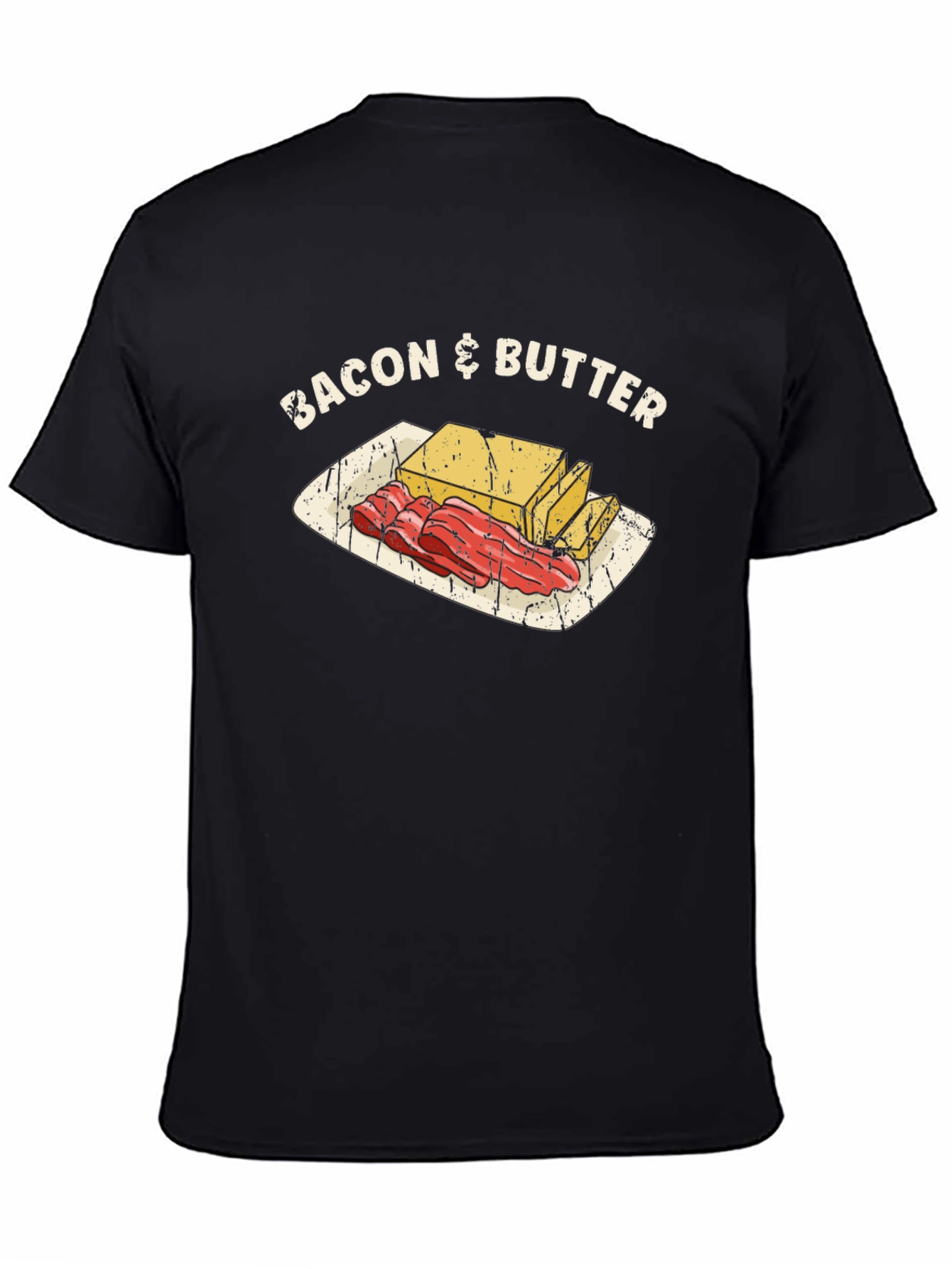 Bacon & Butter Graphic Tee - Food Lovers T-Shirt