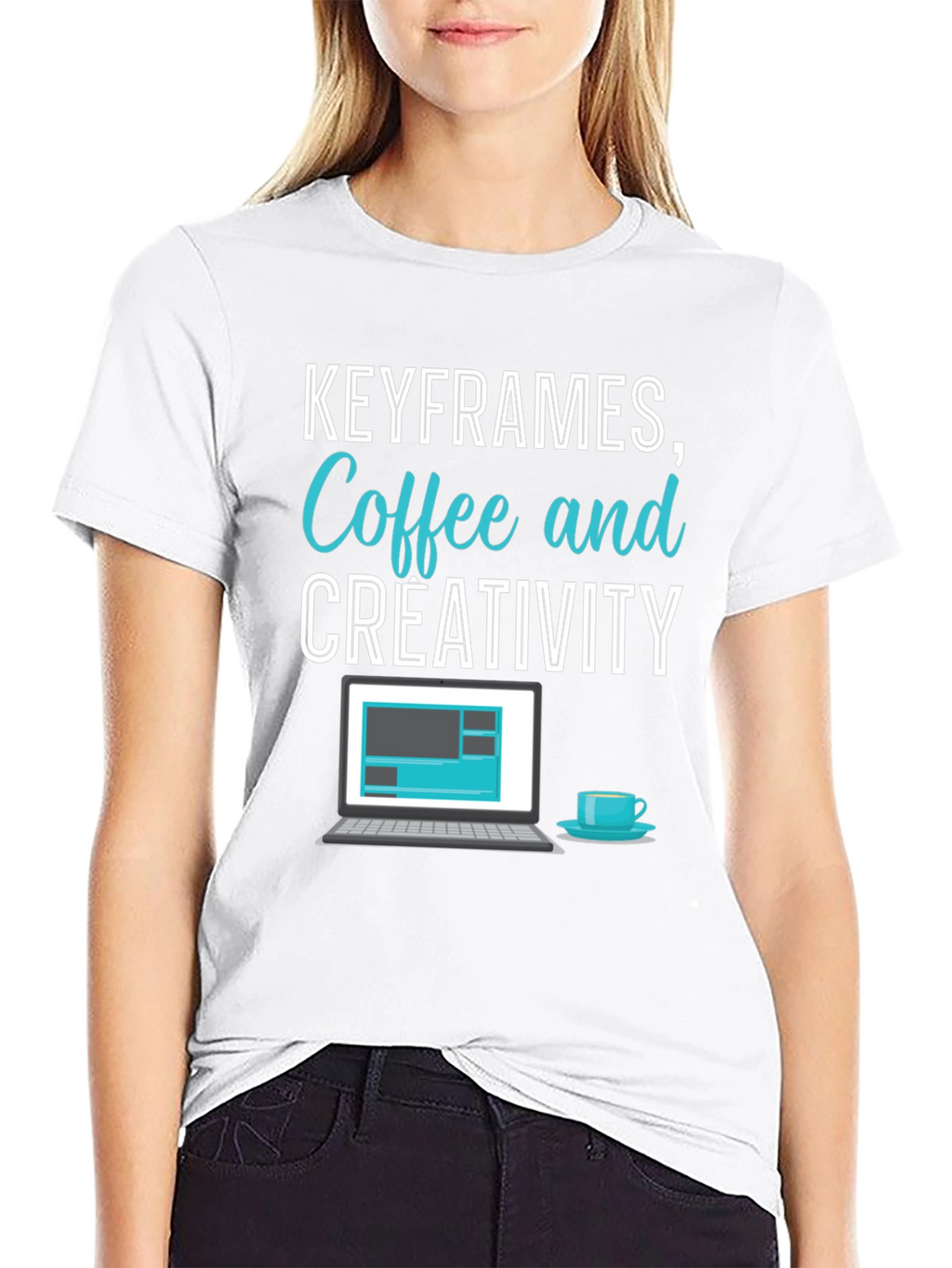 Keyframes Coffee & Creativity Graphic Tee