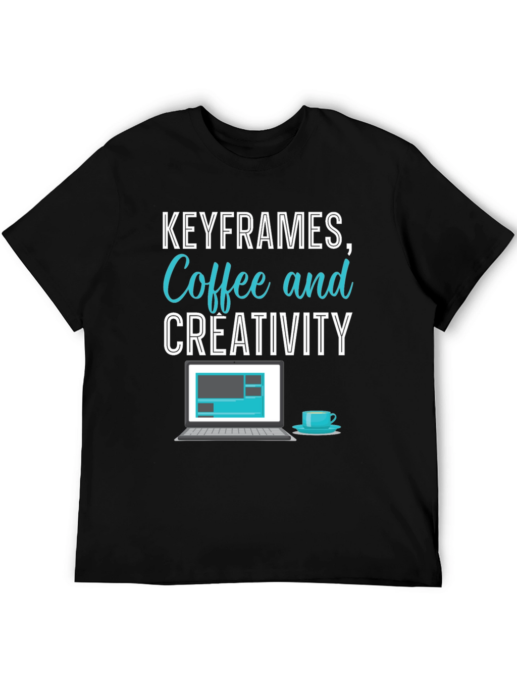 Keyframes Coffee & Creativity Graphic Tee
