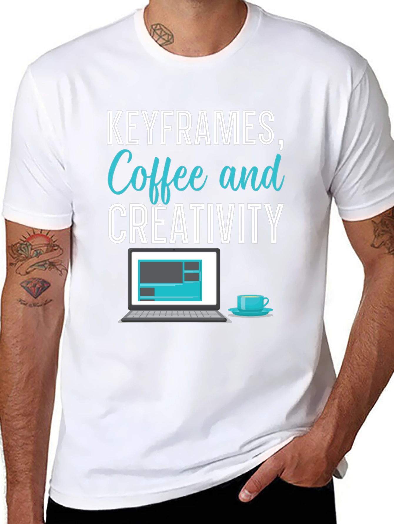 Keyframes Coffee & Creativity Graphic Tee