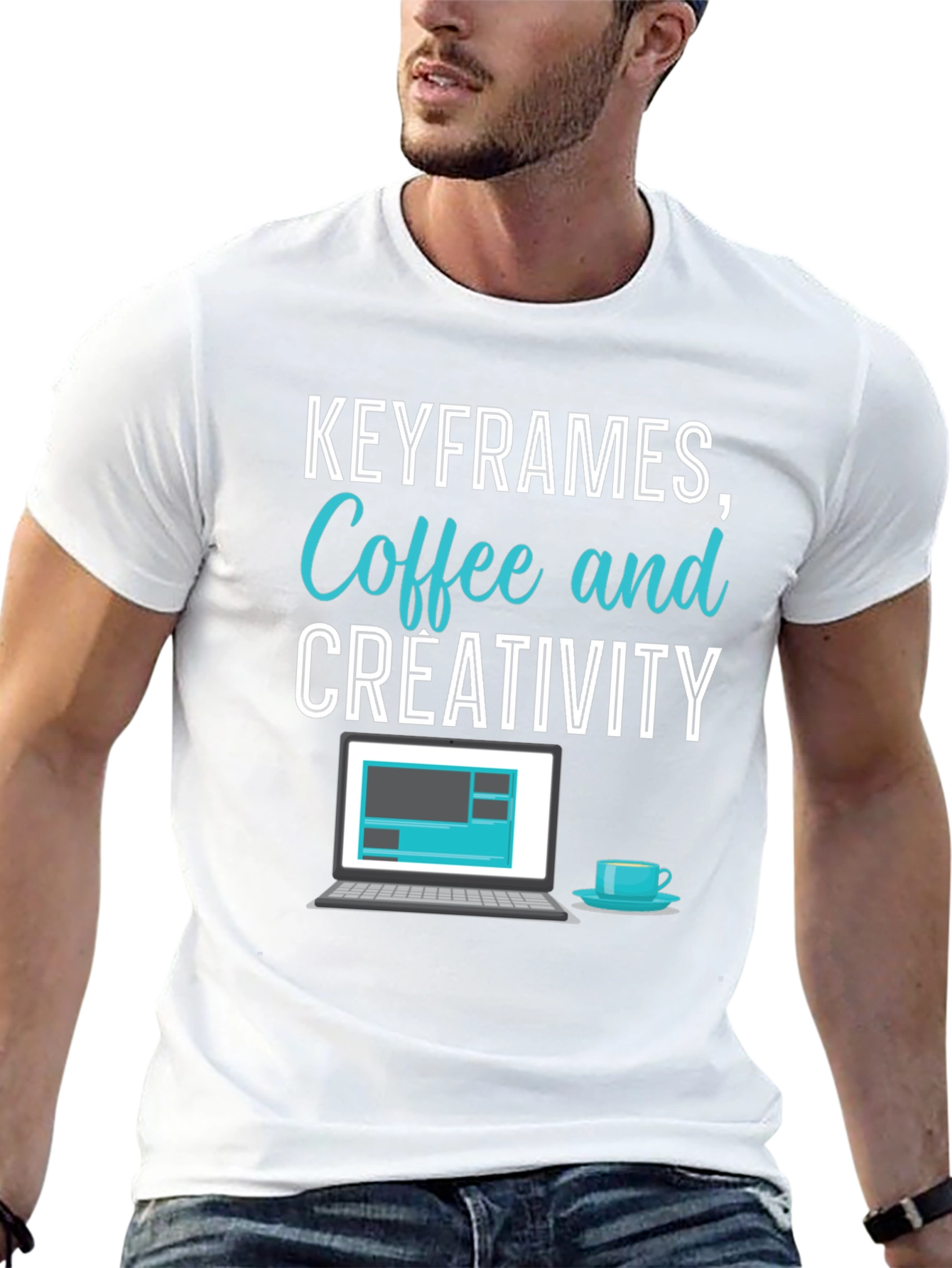 Keyframes Coffee & Creativity Graphic Tee